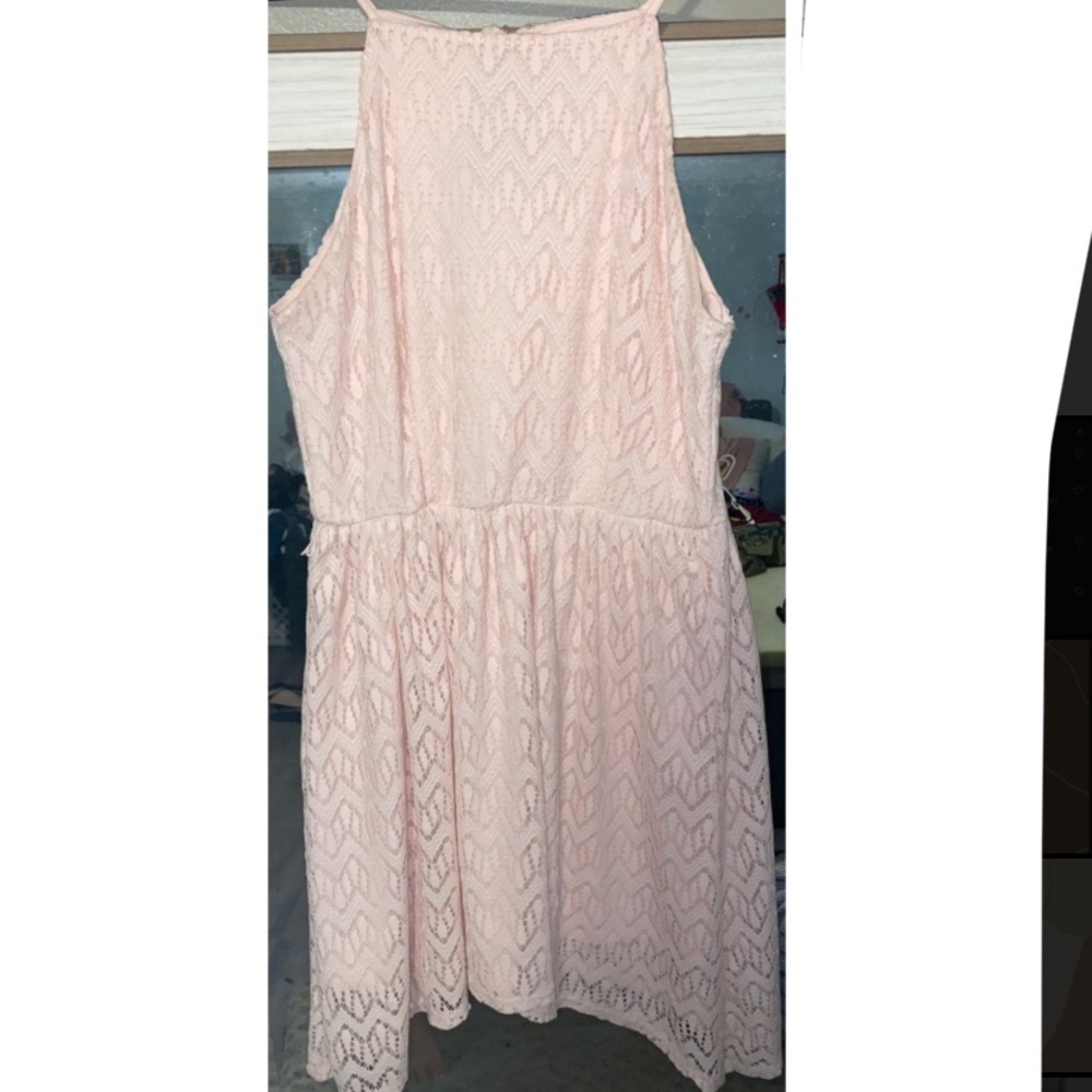 Pink short dress